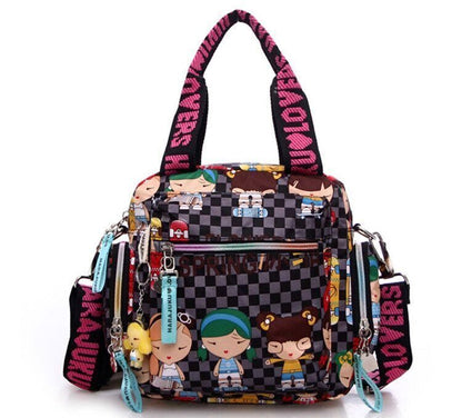 Woman Shoulder Bag Cowboy Bag Baby Handbag Oxford Cloth Messenger Bag