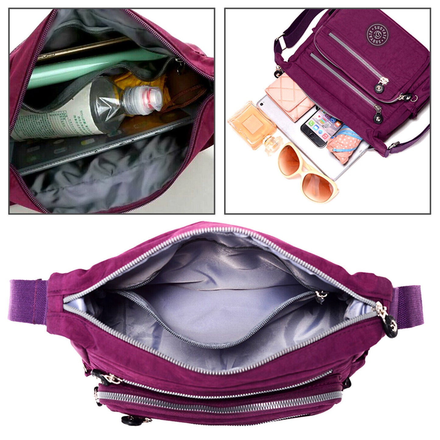 Waterproof Messenger Cross Body Ladies Handbag Bag Shoulder Bag Women Purse