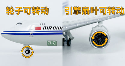 1:400 NG Lite AIR CHINA B747-8F B-2489 CARGO Airplane Diecast Model