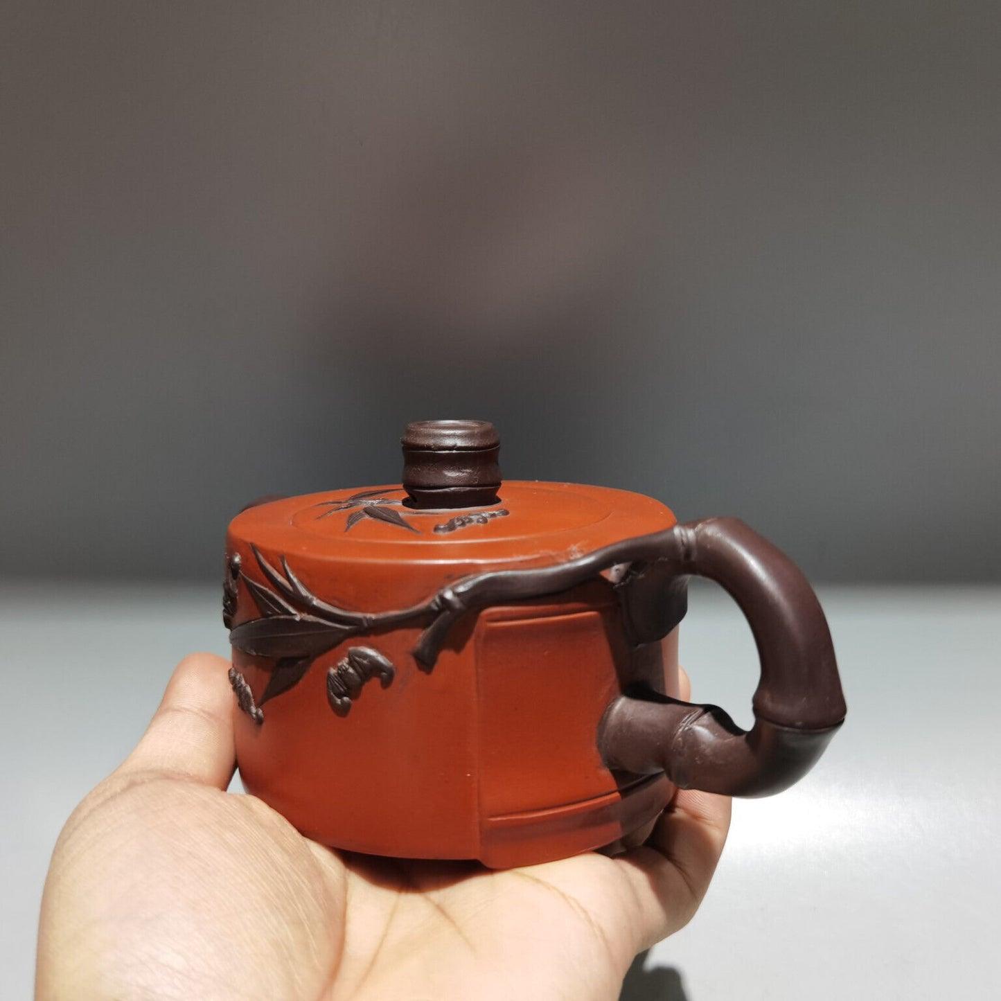 Chinese Yixing Zisha Clay Handmade Exquisite Teapot （祝福壶 底款：魏援良）