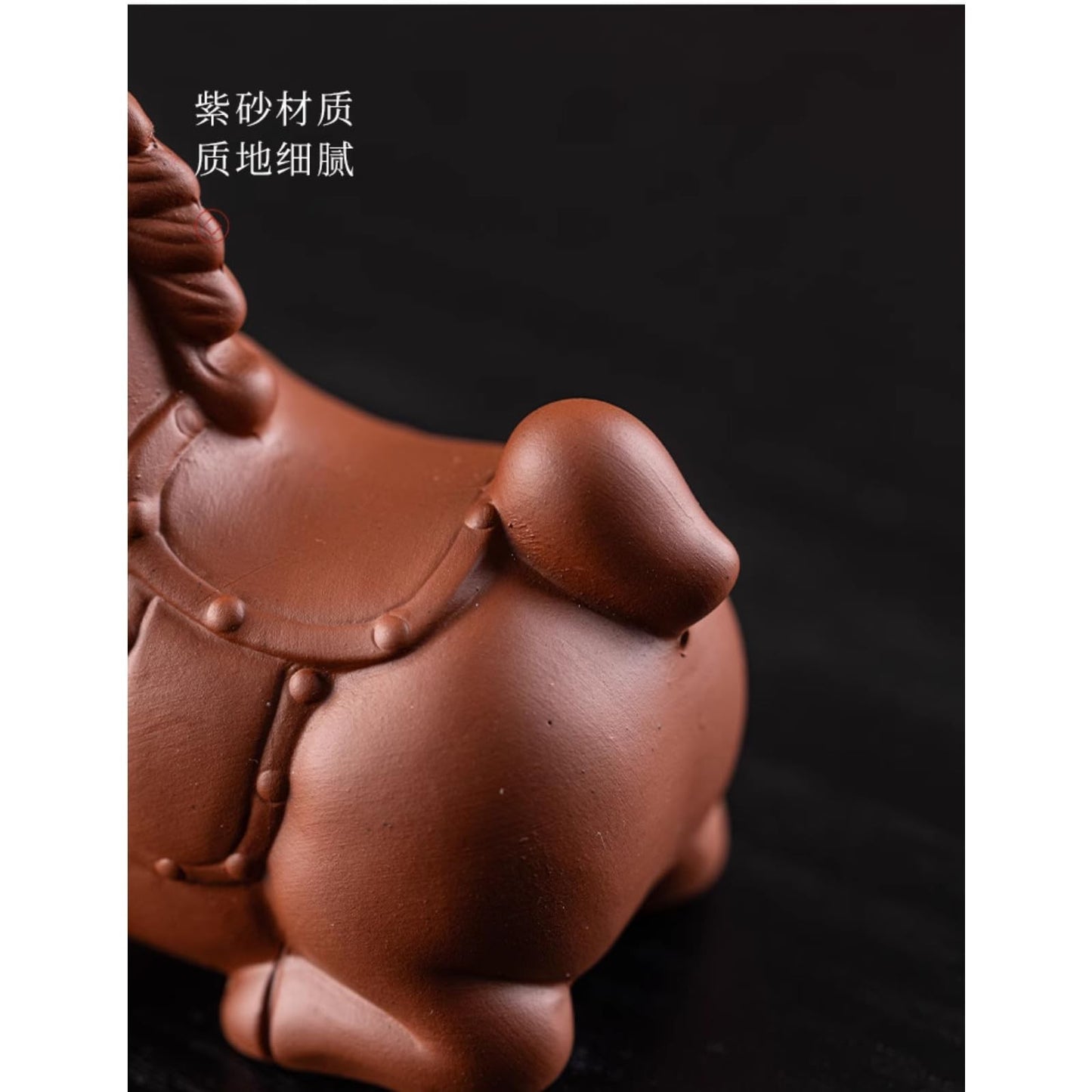Red Mud Purple Sands Tea Pet 8.1cm 3.2in Kung Fu Tea Set Tea Play Tea Ceremony