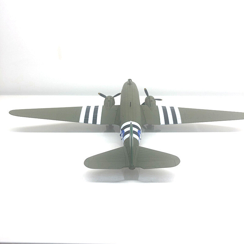WWII USA C-47 J8 1/100 diecast plane model aircraft