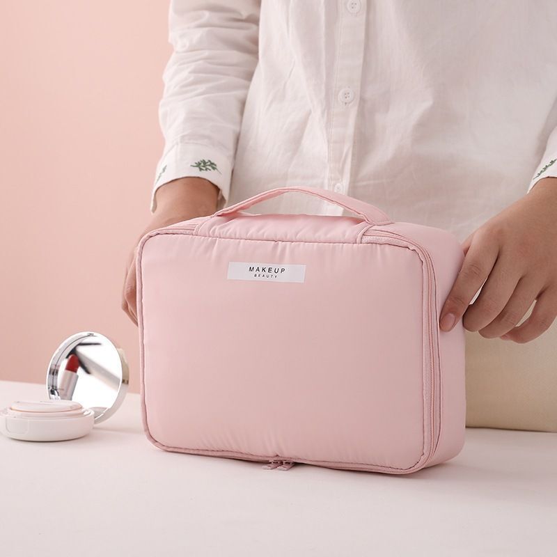 Makeup Bag Toiletries Organizer Waterproof Traveling Storage Large Cosmetic Case