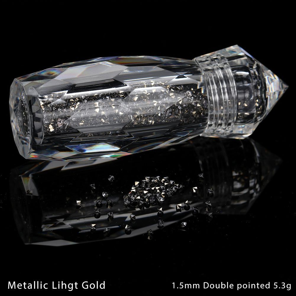 Nail Art Glitter Micro Crystal Pixie 3D Tiny Beads DIY Manicure Rhinestone Decor