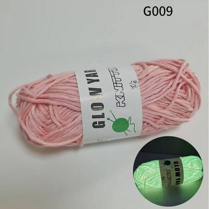 Hat Wool Yarn Functional Yarn Knitting Material Scarf Accessories Luminous DIY