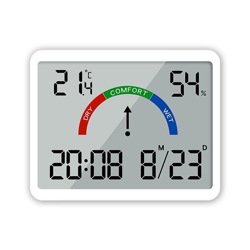 Alarm Clock ABS Plastic Digital Refrigerator Magnetic Multi-Functional LCD Decor