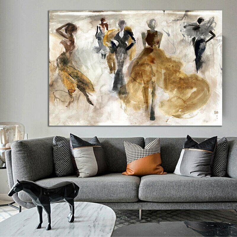 Abstract Woman Canvas Painting Canvas Wall Art Home Decor Prints Art Wall Poster