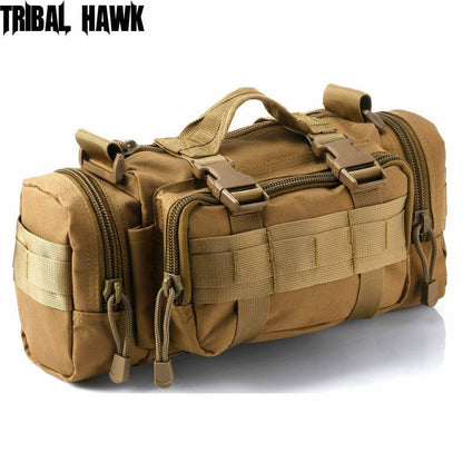 Waist Bag 6L Waterproof Oxford Shoulder Bag Military Tactical Camo Mochila Bolsa