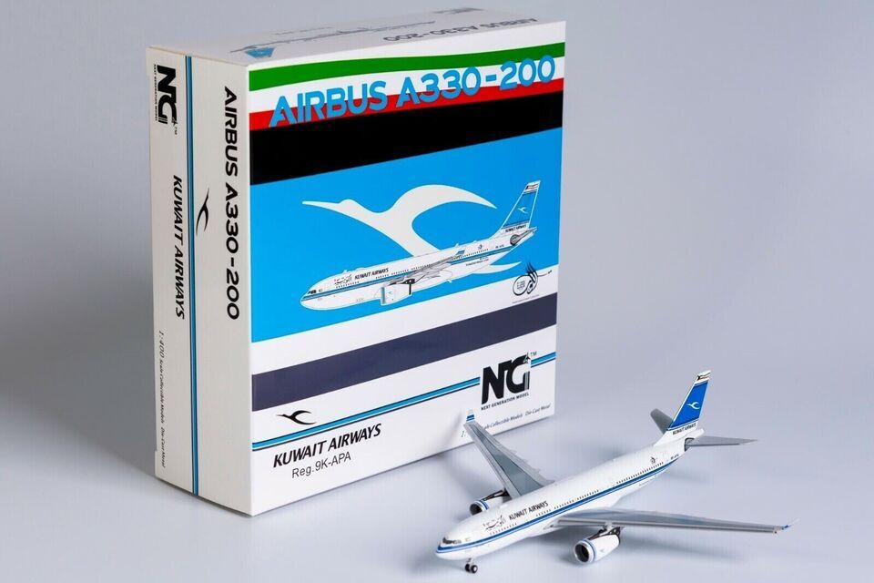 1:400 NG Model KUWAIT AIRWAYS AIRBUS A330-200 Passenger Airplane Diecast Model