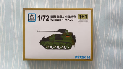 S-Model PS720116 1/72 Wiesel 1 MK20 1+1 Plastic Model Kit
