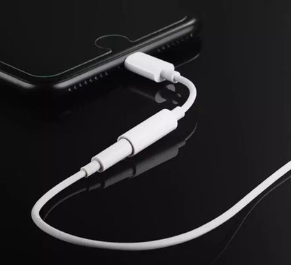 1~6PCS For iPhone Headphone Adapter Jack 8Pin to 3.5mm Aux Cord Dongle Converter