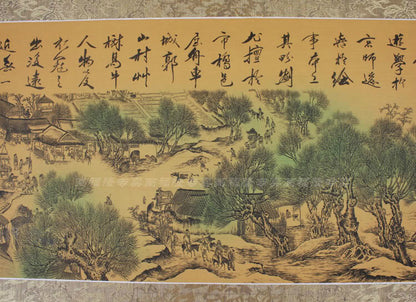 400x35cm Along the River During the Qingming Festival Qīngmíng Shànghé Tú copy