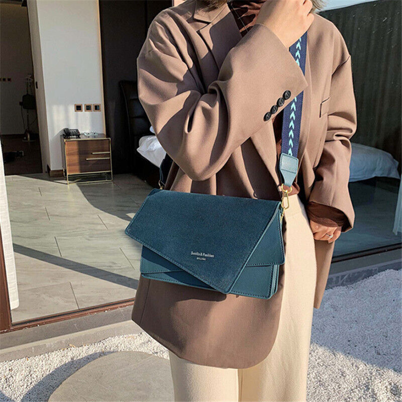 Handheld Frosted Bag Women Shoulder Slung Fashion Small Square Bag