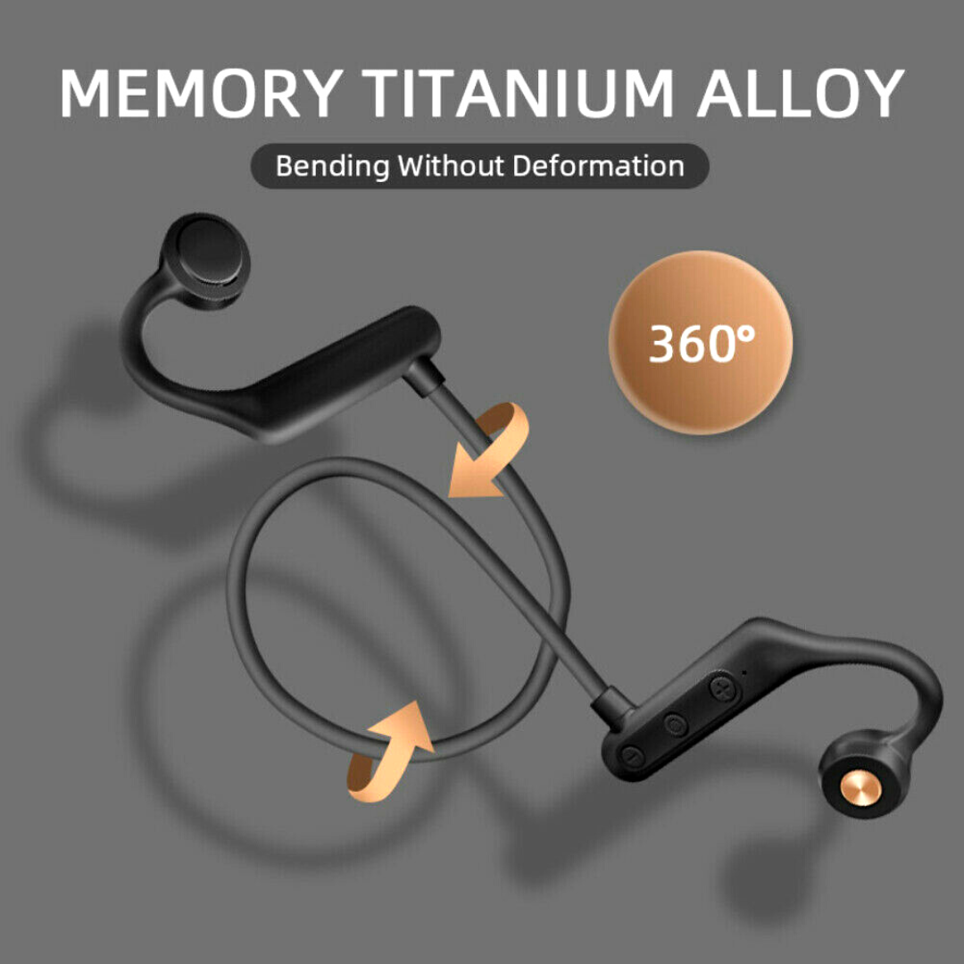 2023 Ear hook Headphones Bluetooth 5.0 Wireless Headband Earbuds Headset Stereo