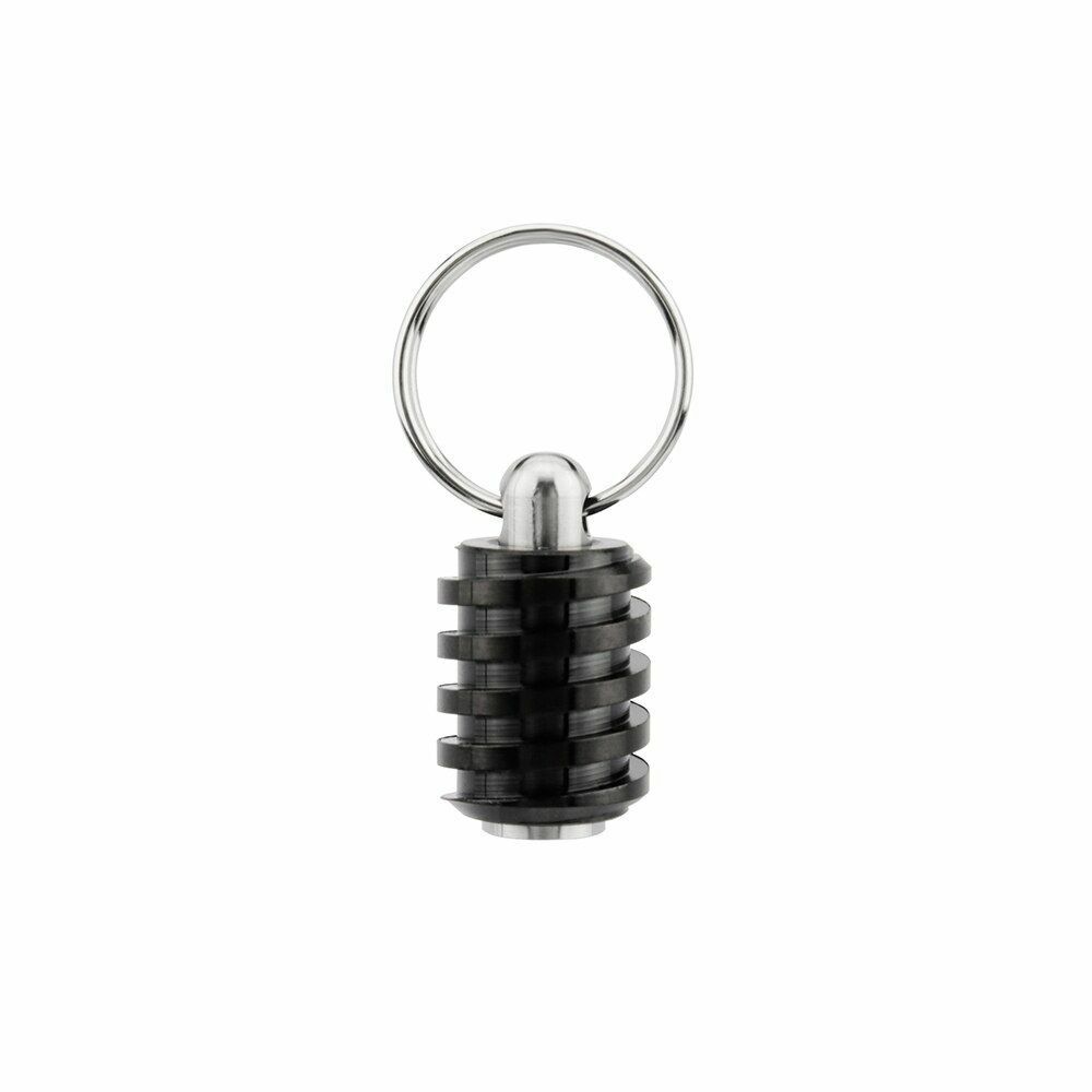 Black Titanium Alloy Knife Beads Paracord Umbrella Rope Thread Zipper Accessorie