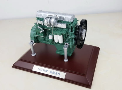 1:12 Wuxi Diesel CA6DM Engine Construct Machinery Equipment Diecast Model