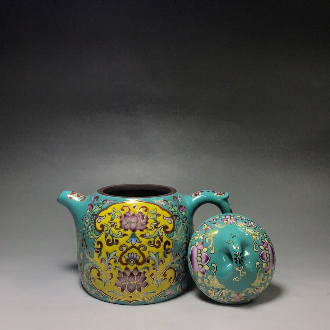 Chinese Yixing Zisha Clay Handmade Exquisite Teapot （秦权 底款：陈涛手制）