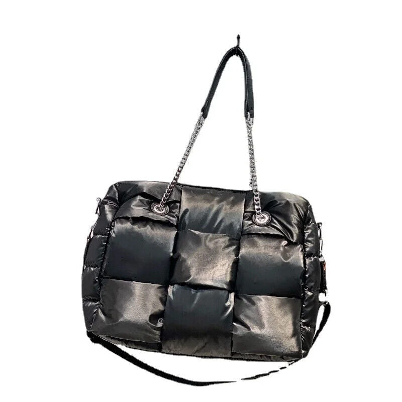 Handbags Quilted Women Shoulder Bags Down Crossbody Bag Winter Purse