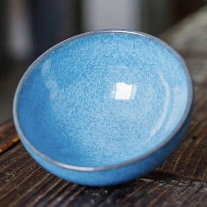 Jianzhan Ice Crack Cup Ceramic Tea Cup Beautiful Tea Bowl Handmade Tea Cup