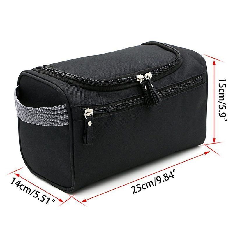 Hanging Travel Cosmetic Bag Make Up Organizer Toiletry Storage Case Shaving Bag - Thumbnail 5