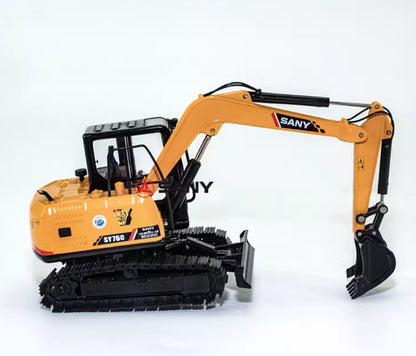 1:35 SANY SY75C-9 Excavator Construction Machine Equipment Diecast Model