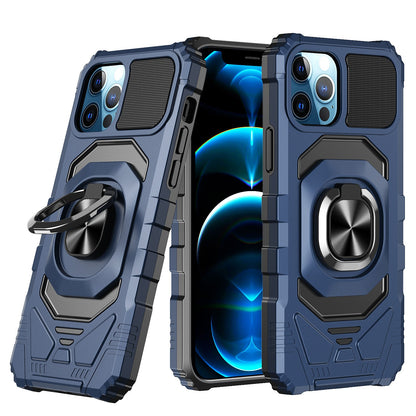 For iPhone 17 Pro Max/16/15 with 360° Rotation Kickstand Phone Case