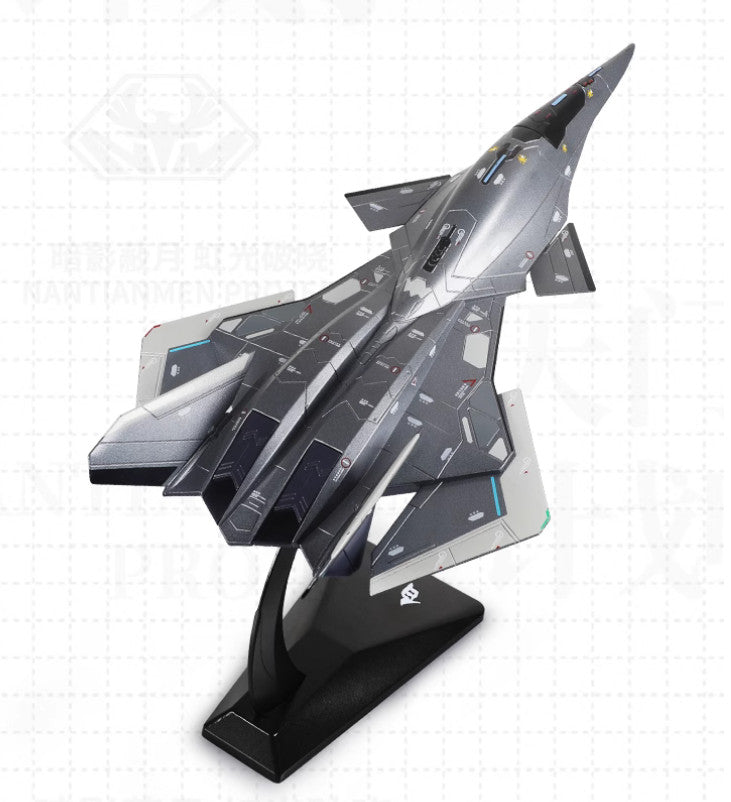 1:50 30CM KDW THE WHITE EMPEROR Aerospace Fighter Plane Diecast Aircraft Model