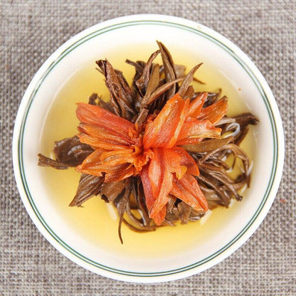 2023 Dianhong Bai He Bao Ta Dian Hong Handmade Kungfu Honey Fragrant Black Tea