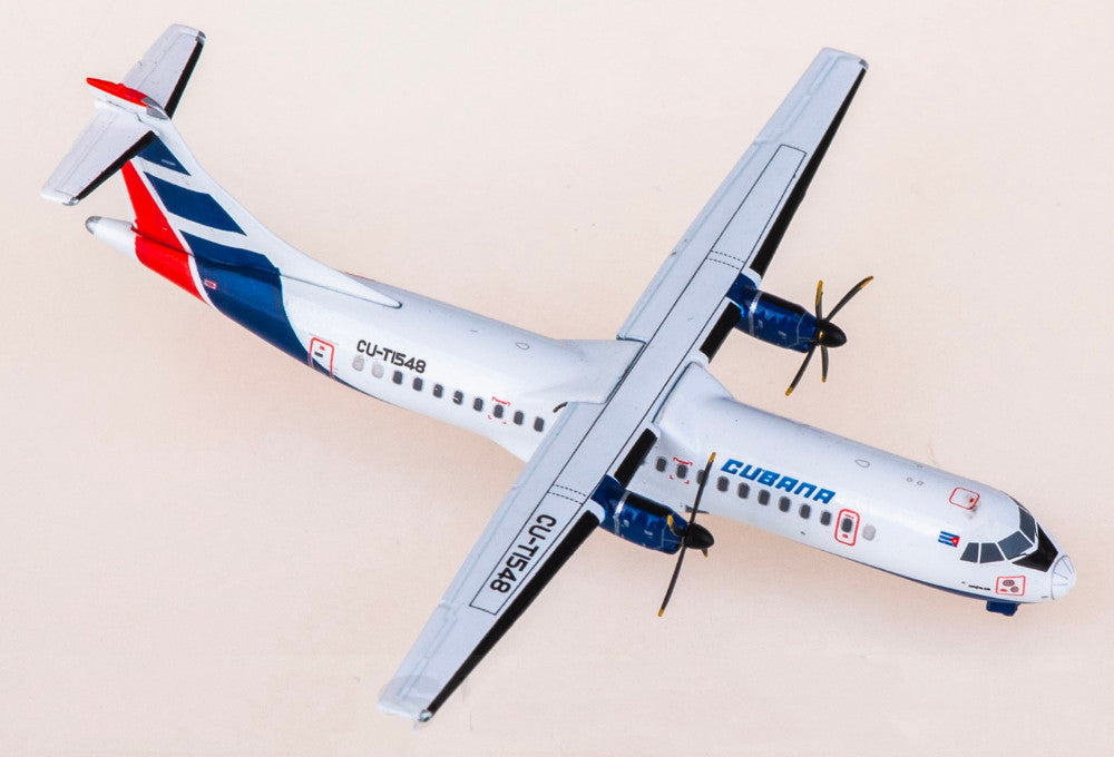 1:400 Geminijets Cubana ATR-72-200 CU-T1548 Passenger Airplane Diecast Model