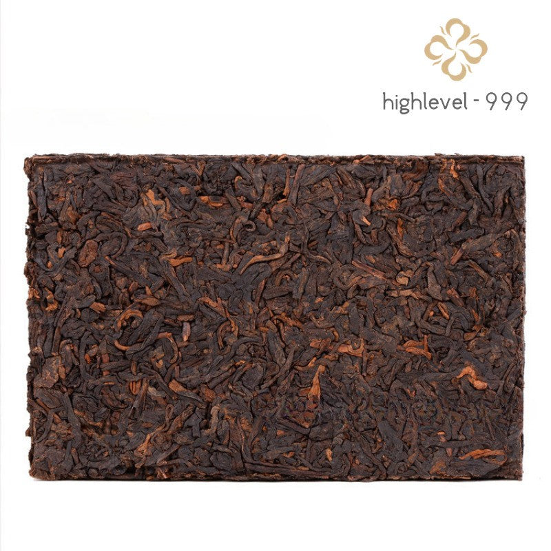250g 2023 Ripe Puer Tea Brick Menghai High Mountain Arbor Jujube Aroma Tea