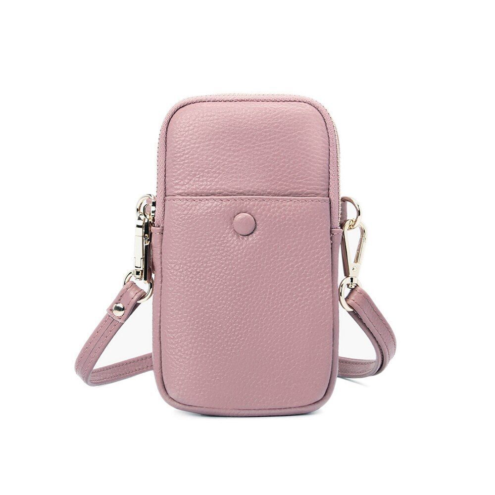 Genuine Leather Small Shoulder Crossbody Bag Adjustable Strap Messenger Bags 1PC