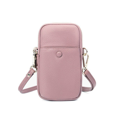 Genuine Leather Small Shoulder Crossbody Bag Adjustable Strap Messenger Bags 1PC