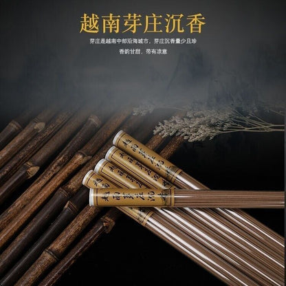 High quality 100% Pure natural HaiNan Vietnam Agarwood sticks incense 30g/120pcs