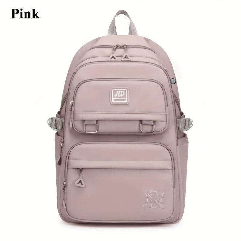 Students Backpack Nylon Double Shoulder Bag Fashion Travel College Bag