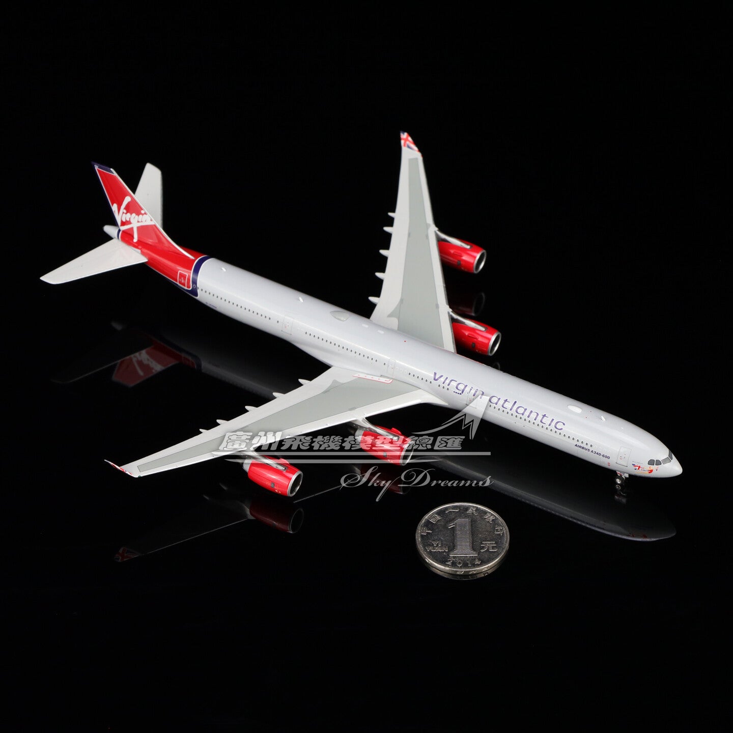 1:400 Phoenix Virgin atlantic AIRBUS A340-600 Plane Diecast Aircraft Model