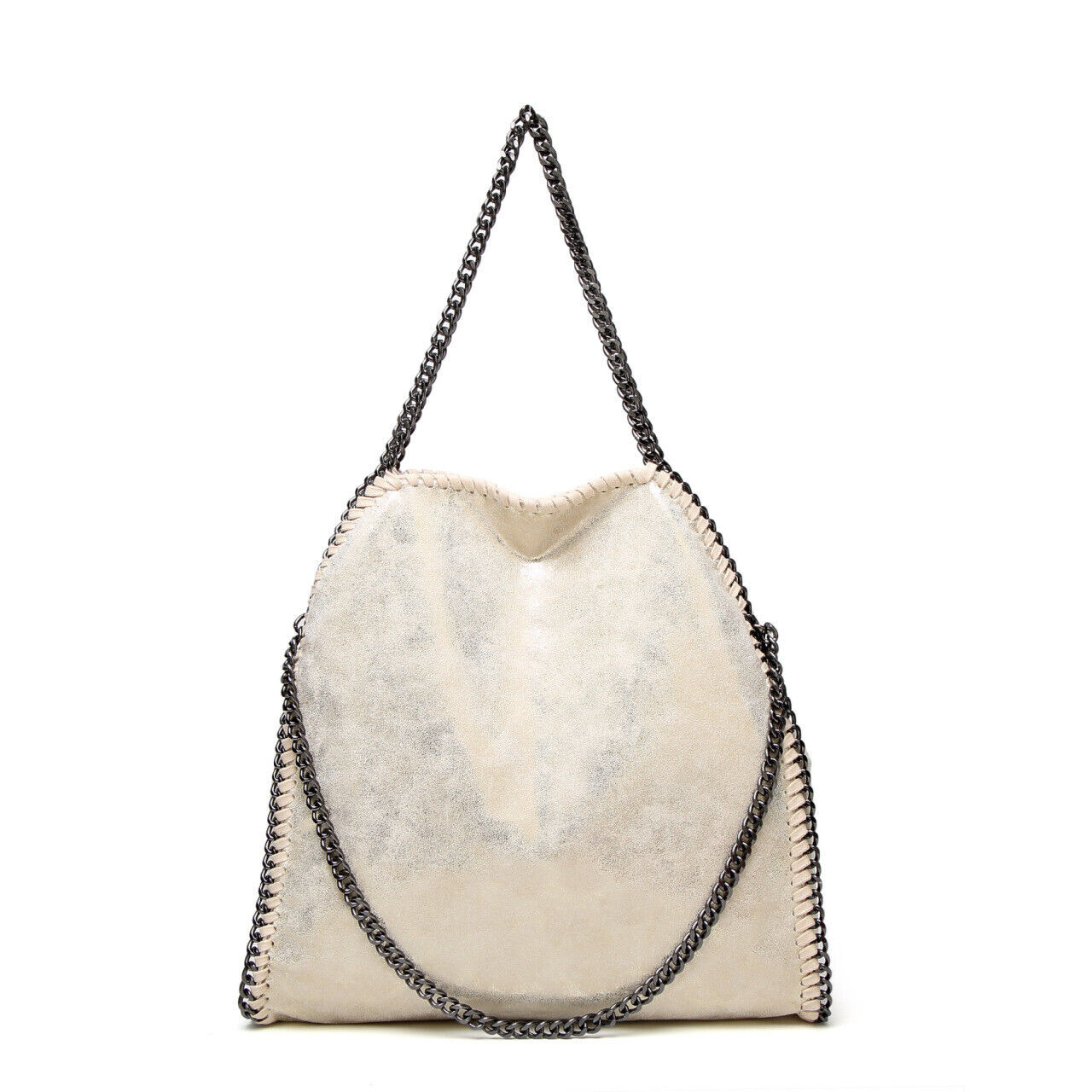 Frosted Material Handbag Woven Foldable Shoulder Women Multi-Funcation Bag Big