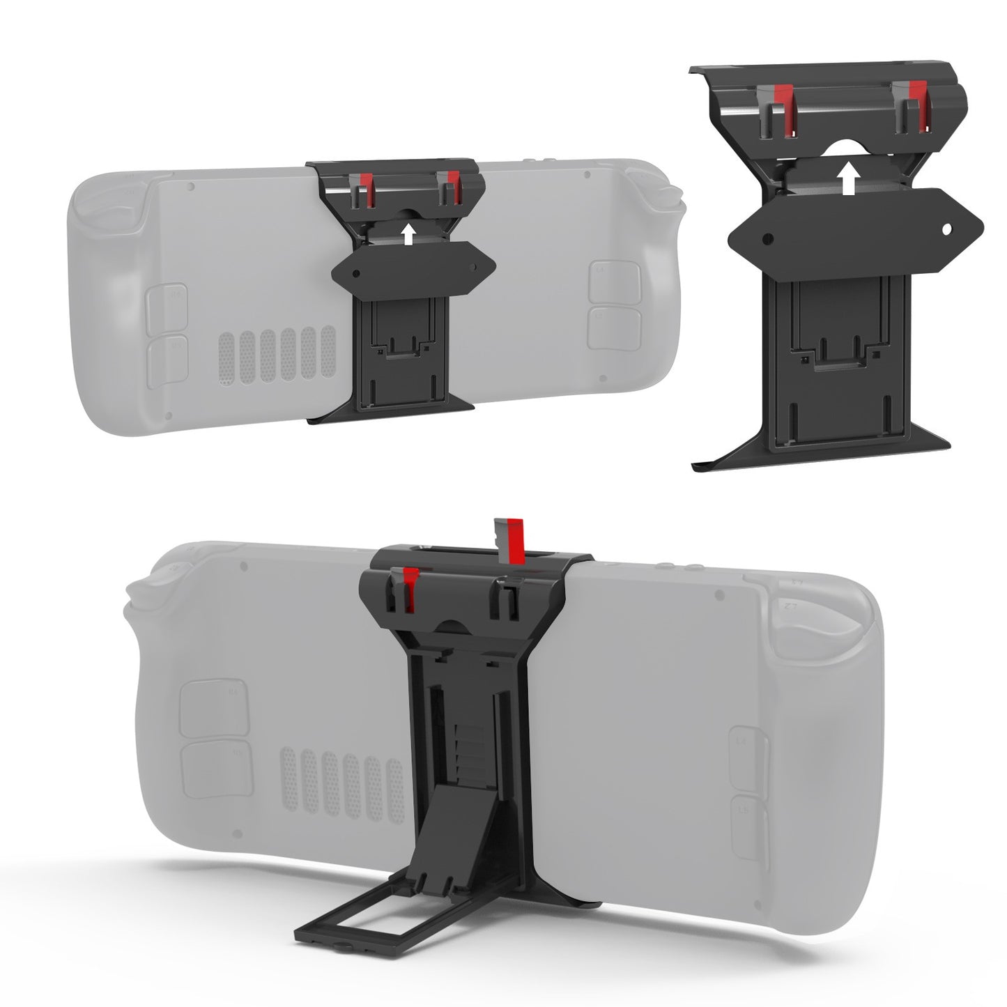 Foldable Console Desktop Holder Wall-Mounted Storage Bracket Kit For Steam Deck