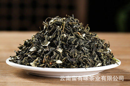 500g Jasmine tea new tea flower tea two leaves strong jasmine drifting snow