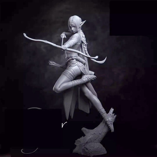 1/24 resin figures model Elf Archer Unassembled Unpainted
