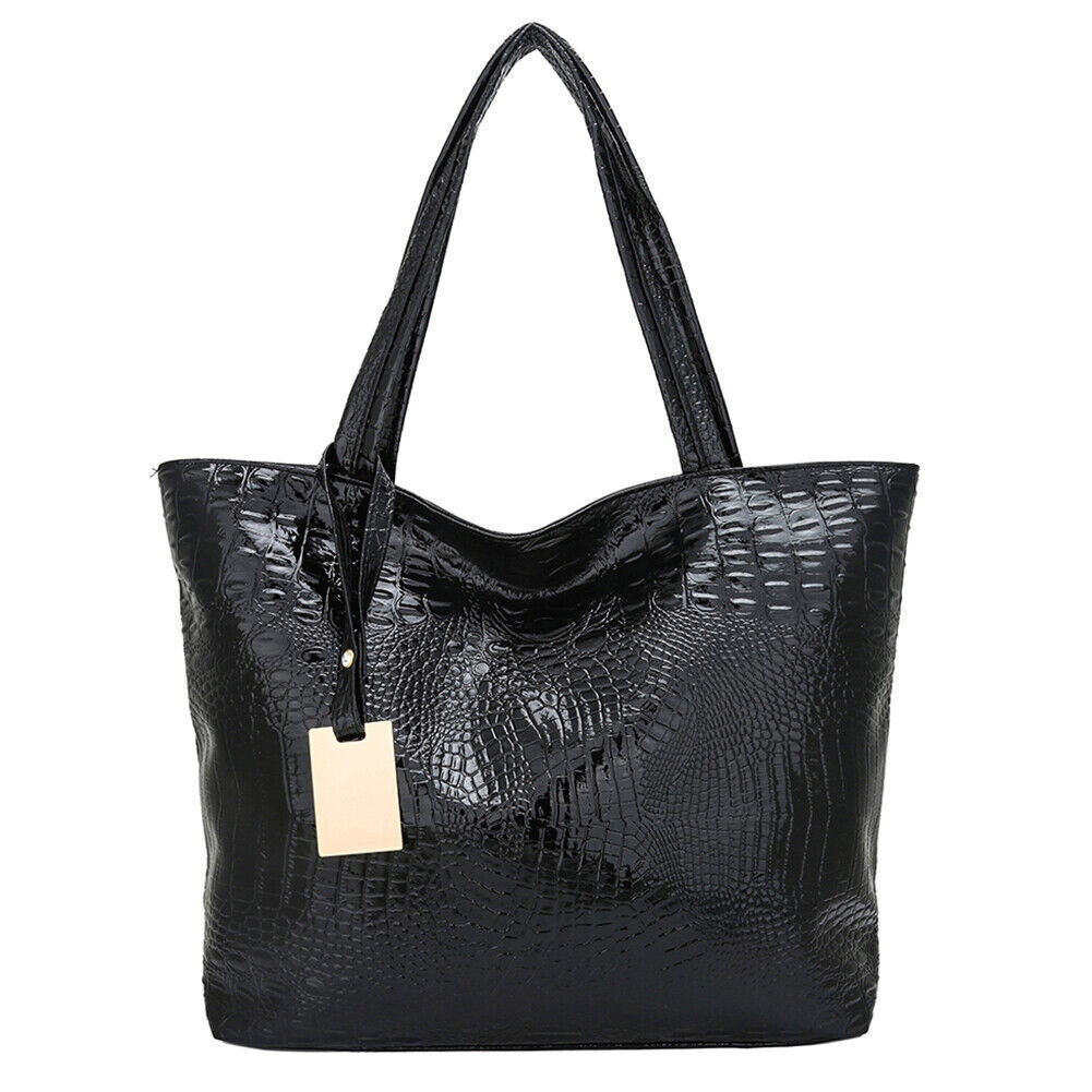 Women Handbag Pattern PU Leather Shoulder Bag Ladies Zipper Handbags Female