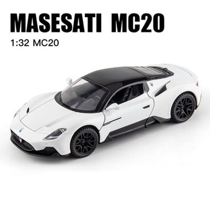 1:32 Maserati MC20 Cabrio Dicast Model Toy Car Vehicle Collection Gift Kid Sound
