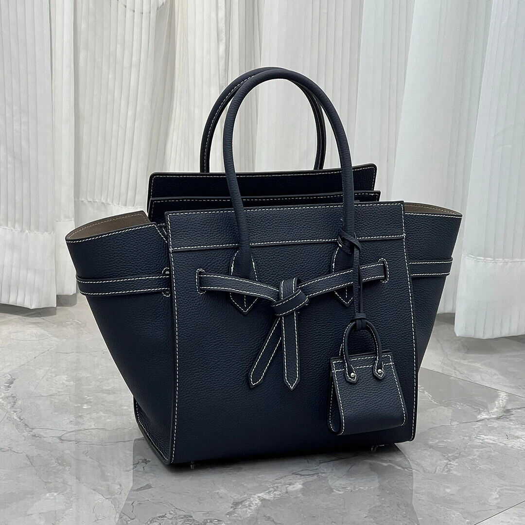 Cowhide Handbags For Women Genuine Leather Tote Bag Simple Trendy Bag