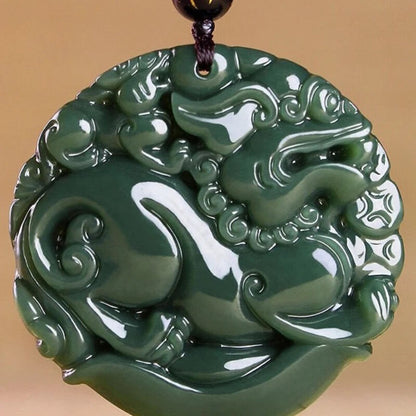 Blue Jade Yuanbao Pixiu Pendant Popular Versatile Hanging Accessories