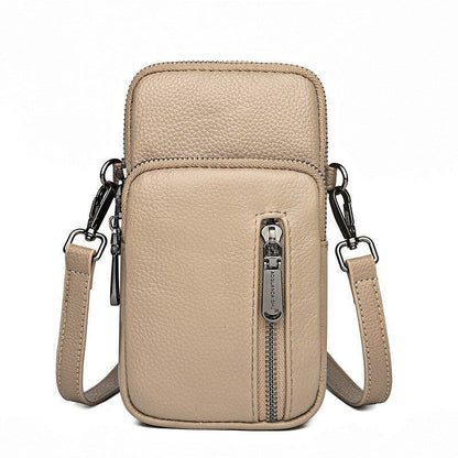 Luxury Handbags Genuine Leather Vintage Shoulder Purse Black/Green Bag 11*19*6CM