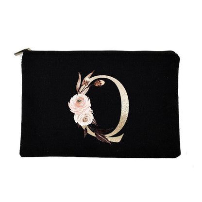 Makeup Bag Letter Print Traveling Case Organizer Storage Pouch Purse 14*22*14 CM