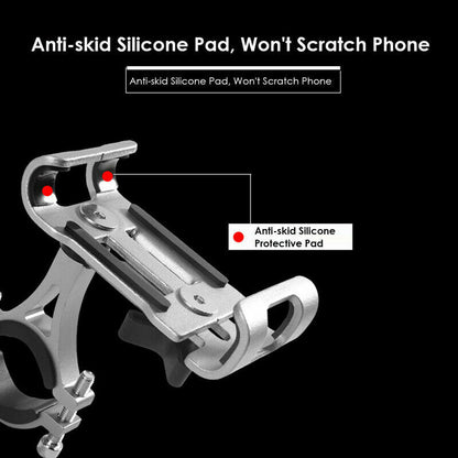 360° Aluminum Motorcycle Bike Bicycle GPS Cell Phone Holder Handlebar Mount USA