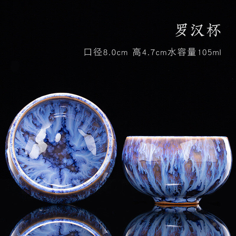 Tea Cup Ceramic Kungfu Teacup Chinese Jianzhan Traditional Ceramic Art Best Gift
