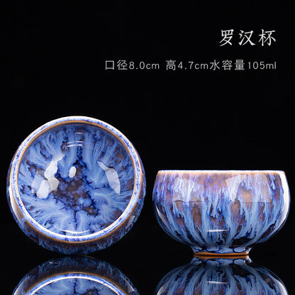 Tea Cup Ceramic Kungfu Teacup Chinese Jianzhan Traditional Ceramic Art Best Gift