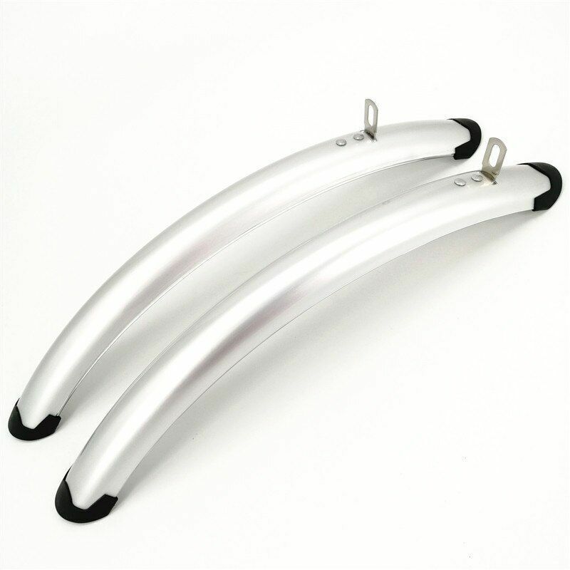 Bicycle Front Rear Fenders 700C Aluminum Plastic Retro Fixed Gear Cycling Fender