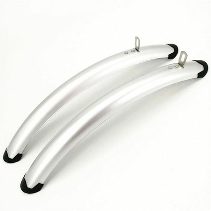 Bicycle Front Rear Fenders 700C Aluminum Plastic Retro Fixed Gear Cycling Fender